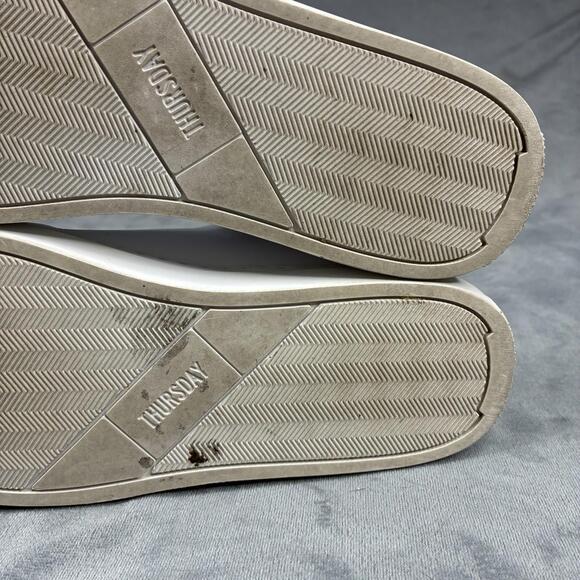 Thursday Boot Company Premier Low Top White Leather Sneakers Womens Size 6 - Picture 8 of 15